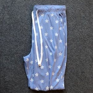 comfy star pajama joggers